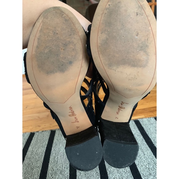 Sam Edelman York Studded Suede Heels - Picture 3 of 5